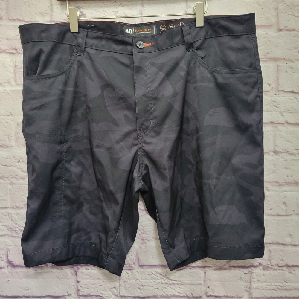 Hawke & Co Dynamic Sport Camo Hybrid Shorts 40 Fits 42‎ Stretch Gorp Techwear